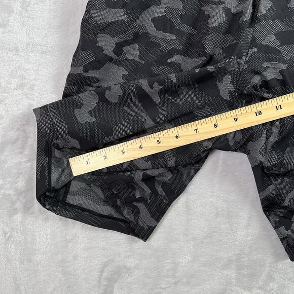 Lululemon Camo Shorts Men's Small Black/Grey Athletic Workout Gym Pockets - Picture 7 of 12